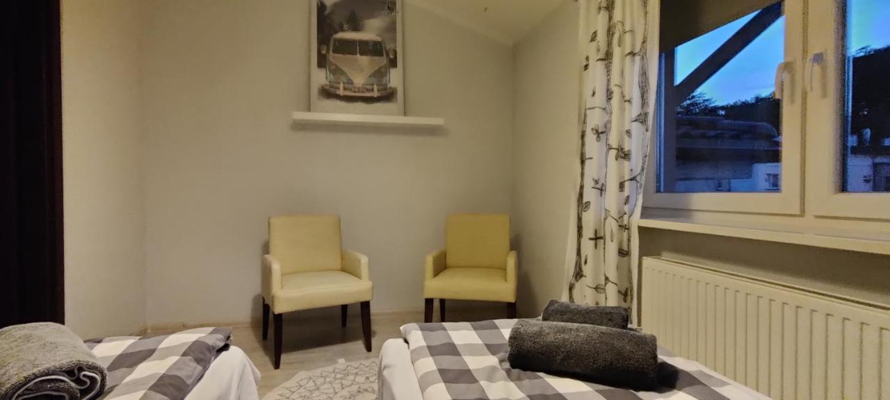 Apartament Lesna Z Tarasem กดิเนีย ภายนอก รูปภาพ