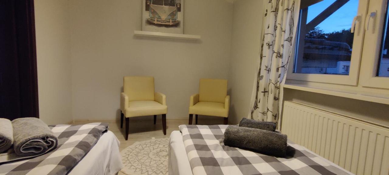 Apartament Lesna Z Tarasem กดิเนีย ภายนอก รูปภาพ